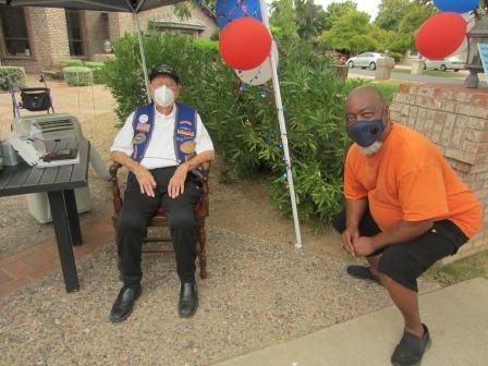 August 2020 Ray Marshall 100th Birthday Drive-By