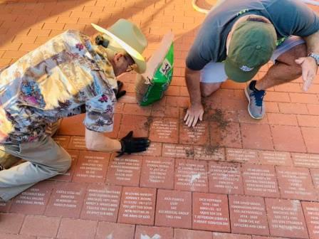 April 2021 ASSM Paver Installation Photos