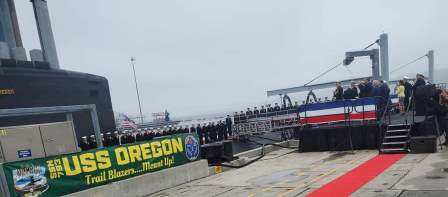 May 2022 USS Oregon Commissioning ceremony Photos