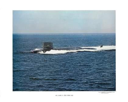 Ed Schafer's second boat, the James K. Polk (SSBN‑645)